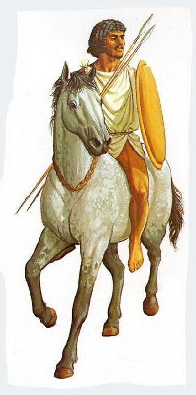 Берберский всадник Римской империи.