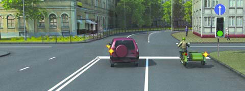 Из левой полосы - налево. Из правой полосы - направо. Все логично. Или нет?