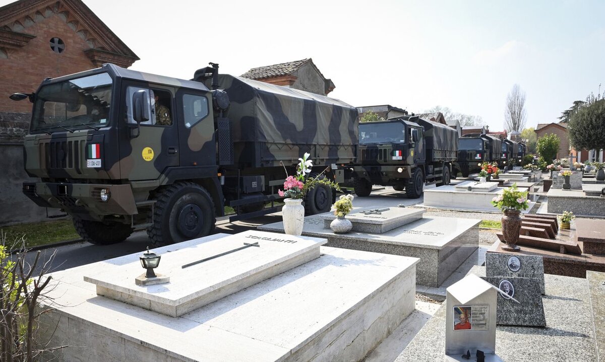 Италия: смертность от коронавируса