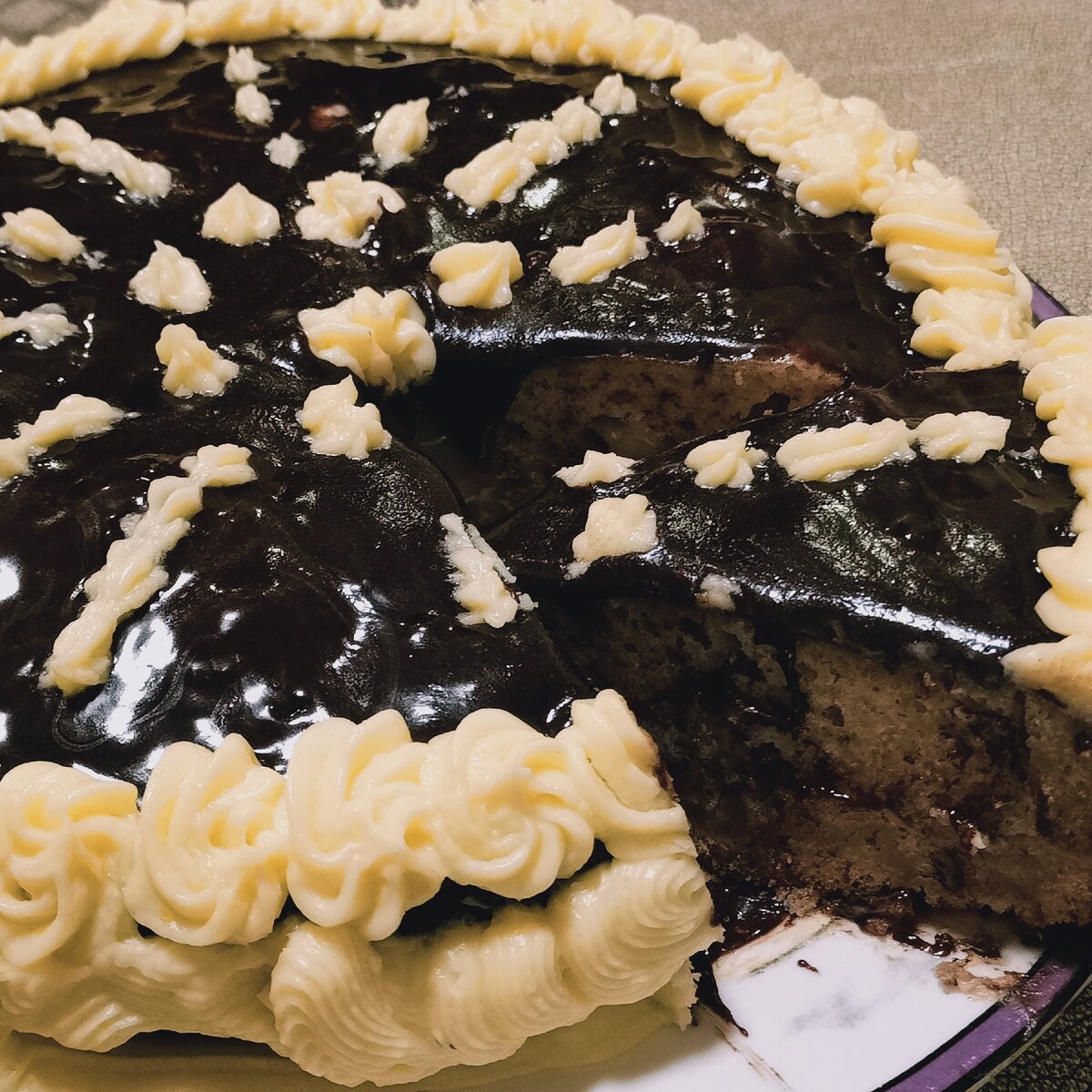 Торт "Аленка" в глазури