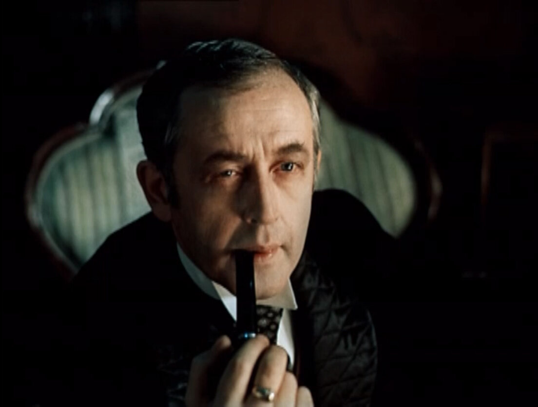 Василий Ливанов в роли Шерлока Холмса