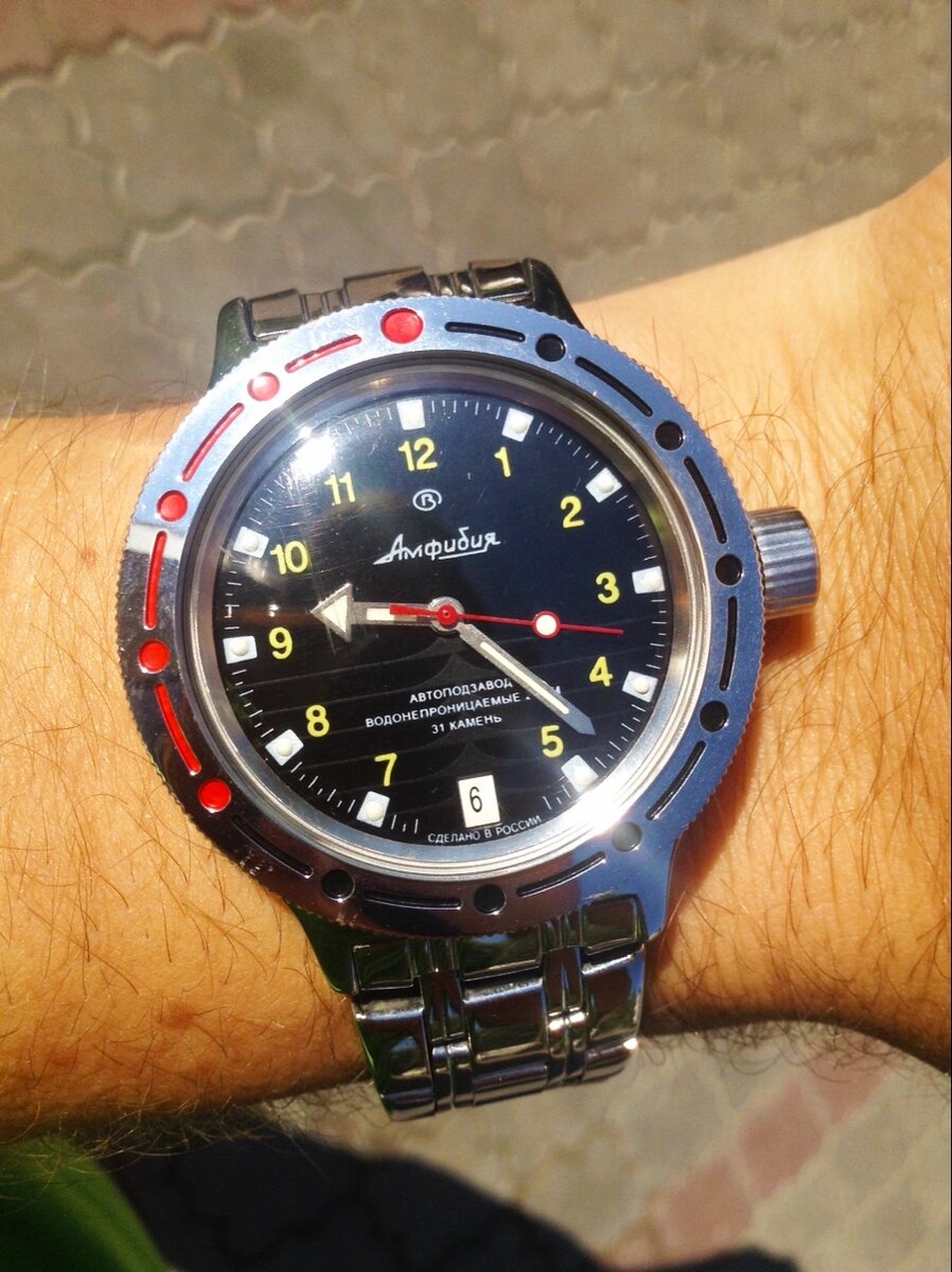 Давно мечтал о таких часах! Фото автора.