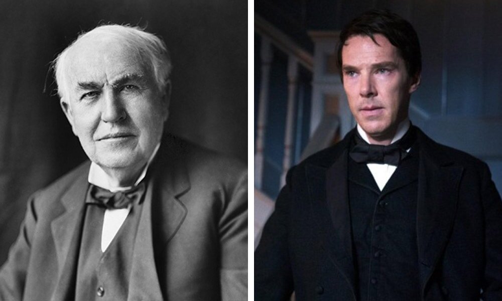 Томас Эдисон     и   Бенедикт Камбербэтч