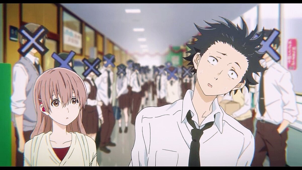 Главные герои «Формы голоса» в более взрослом возрасте