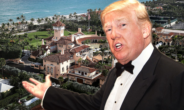 Фото: Getty Images . Резиденция Трампа во Флориде. Кто что мог, то и построил. Не забываем: Трамп - бизнесмен