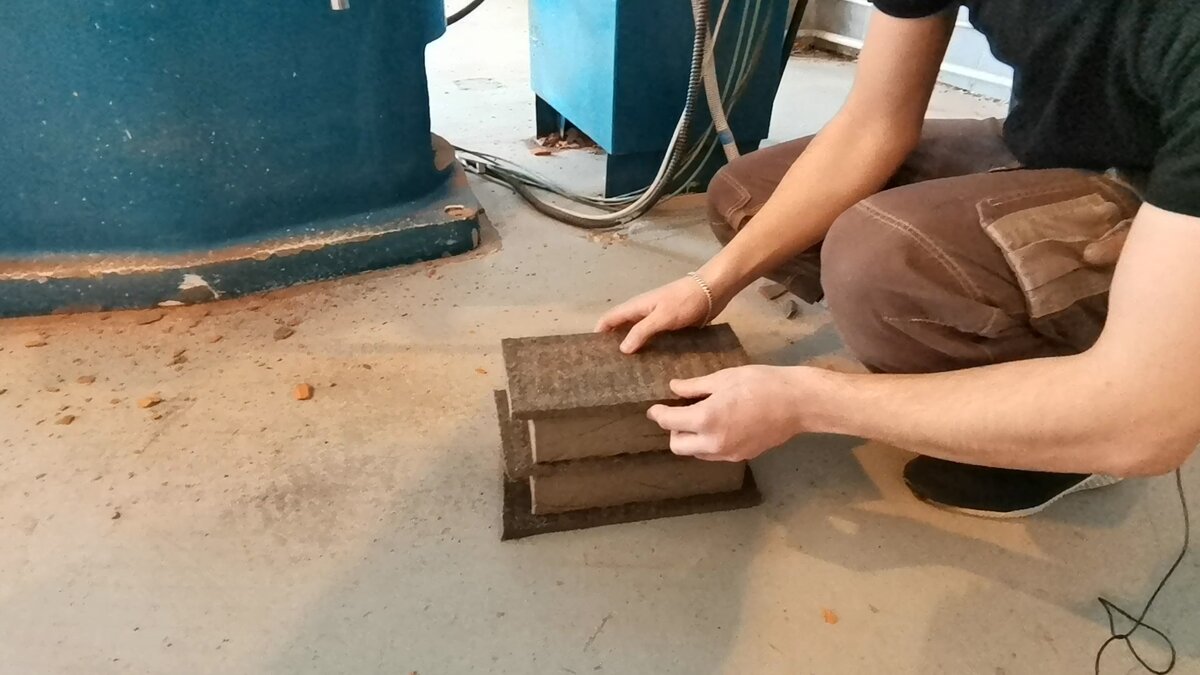 Выравнивание войлоком