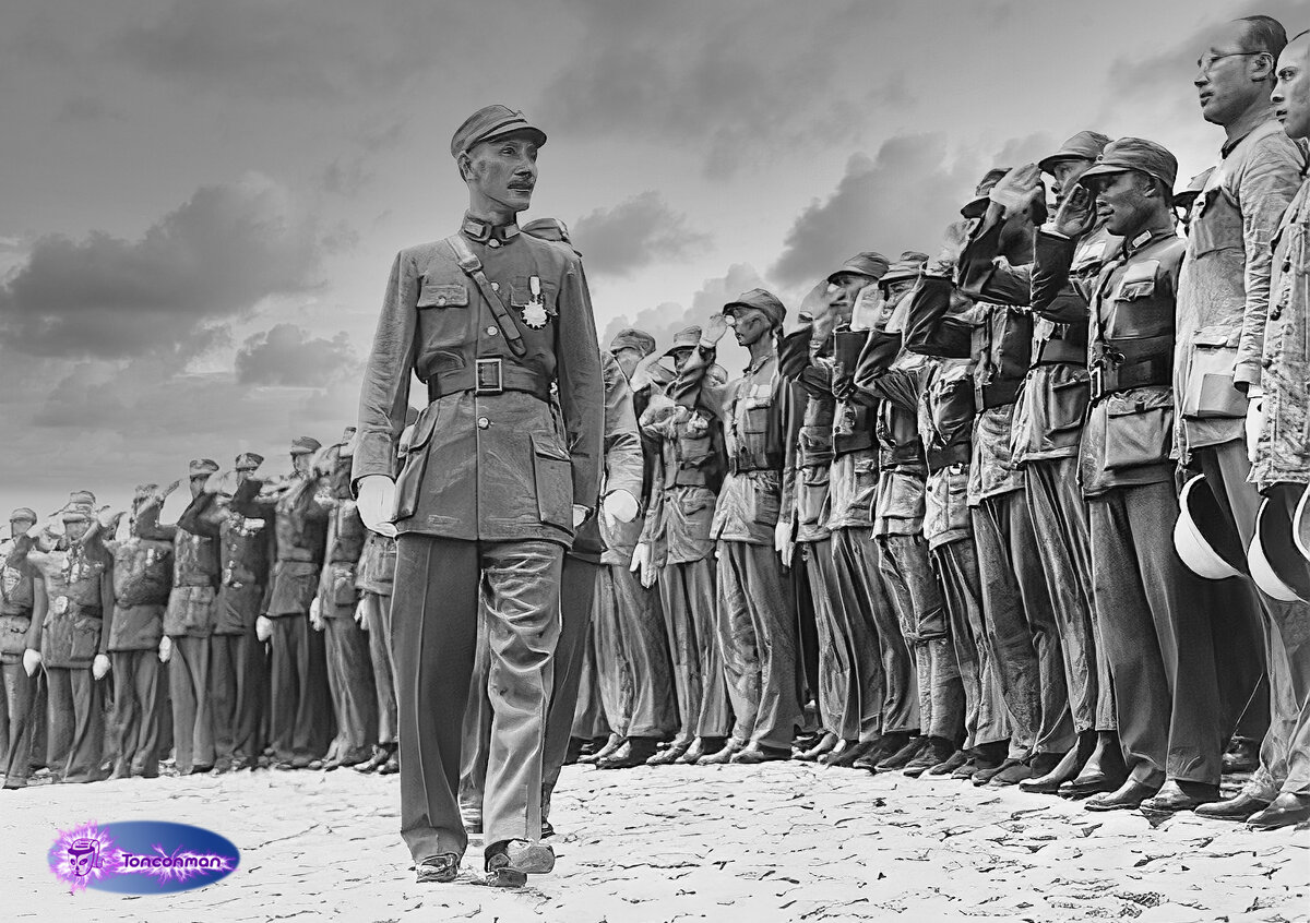 Чан Кайши и его армия. Фото из открытых источников