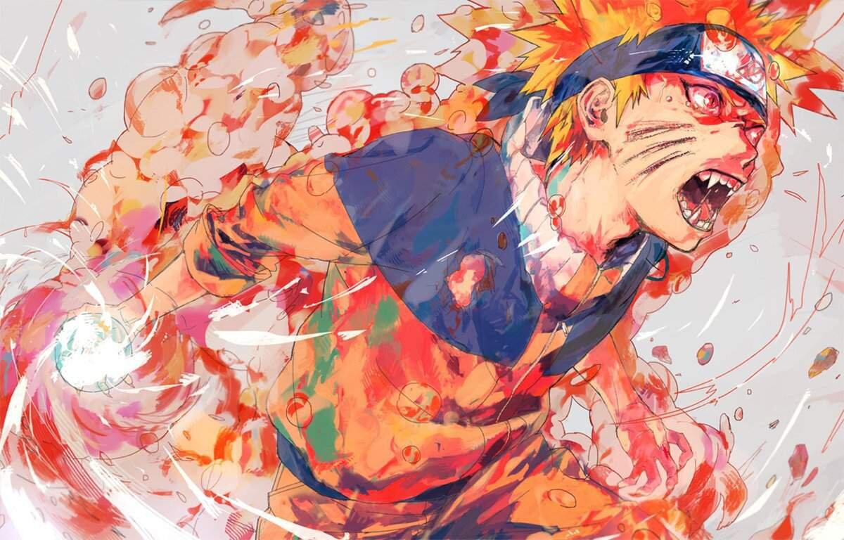 Наруто Узумаки в покрове Лиса