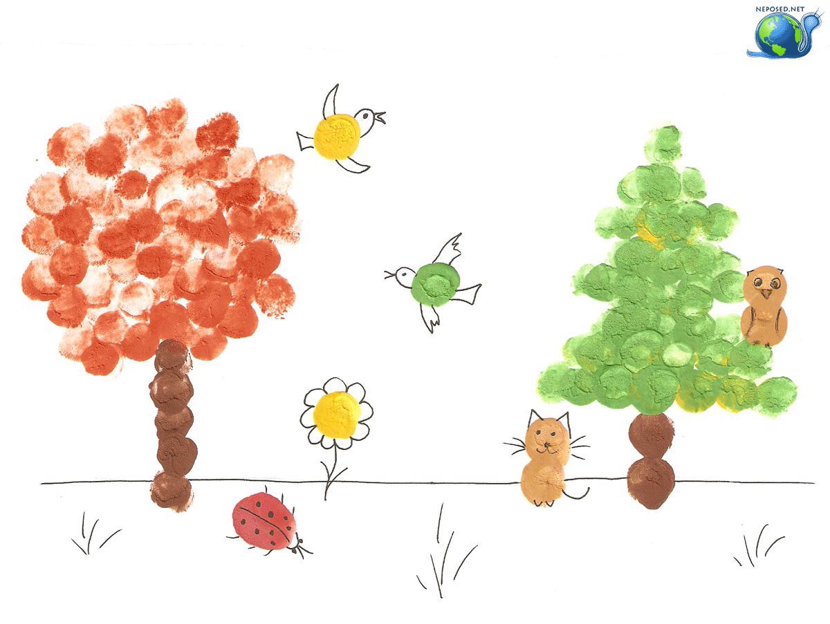 Рисуем с детьми 3 года