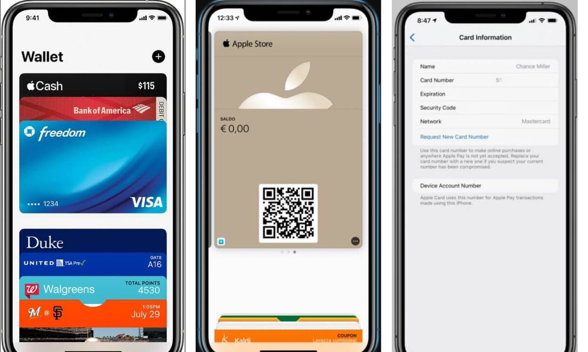 Карта в apple wallet