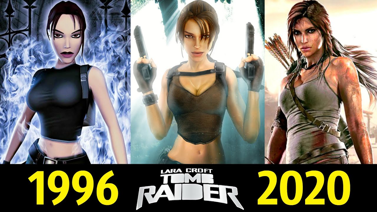 🔥 Tomb Raider - Эволюция (1996 - 2020) ! Все Появления Лары Крофт в Играх  👊!