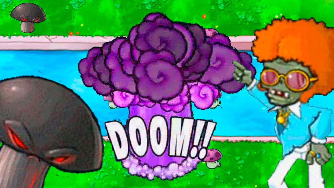 Plants vs Zombies - Гриб судьбы и Зомби-Элвис! Прохождение самой популярной  игры про зомби #5