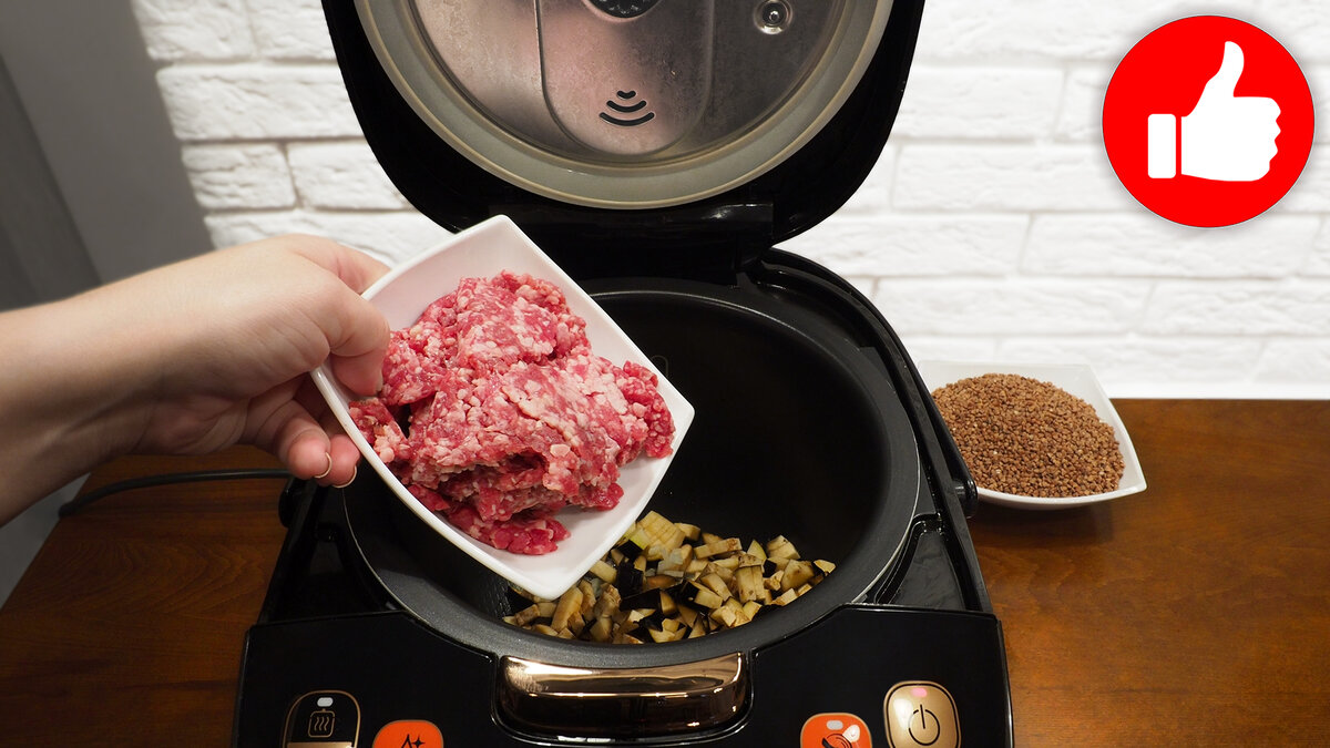 Гречка с мясом в мультиварка