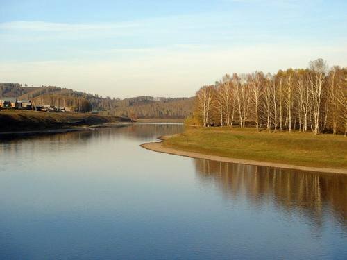 Река Юрюзань. Фото автора.