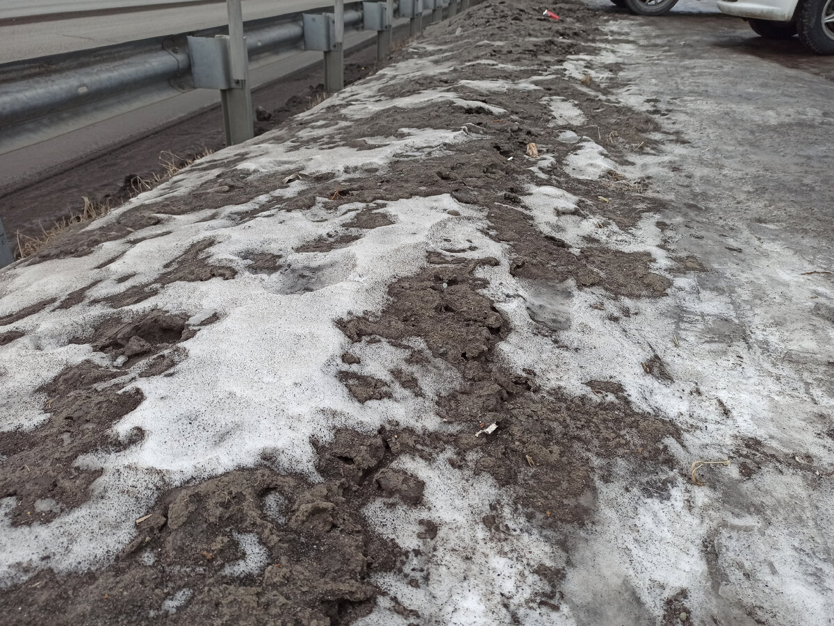 Песчанно-снежные сугробики