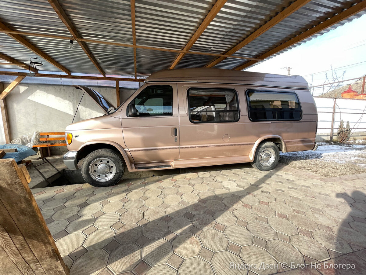 А это тот самый Форд Эконолайн, ради которого я изначально поехал в Чечню