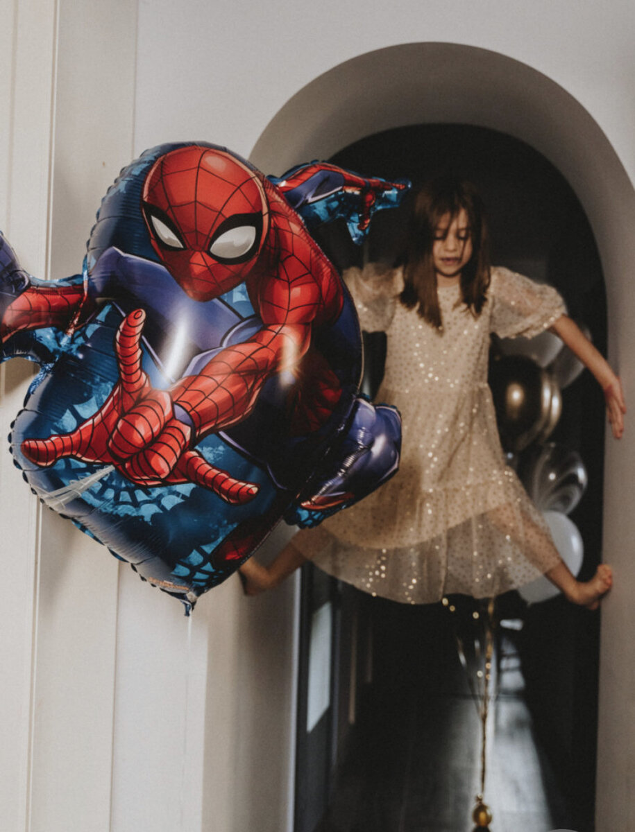 Шар фигура "Человек Паук"