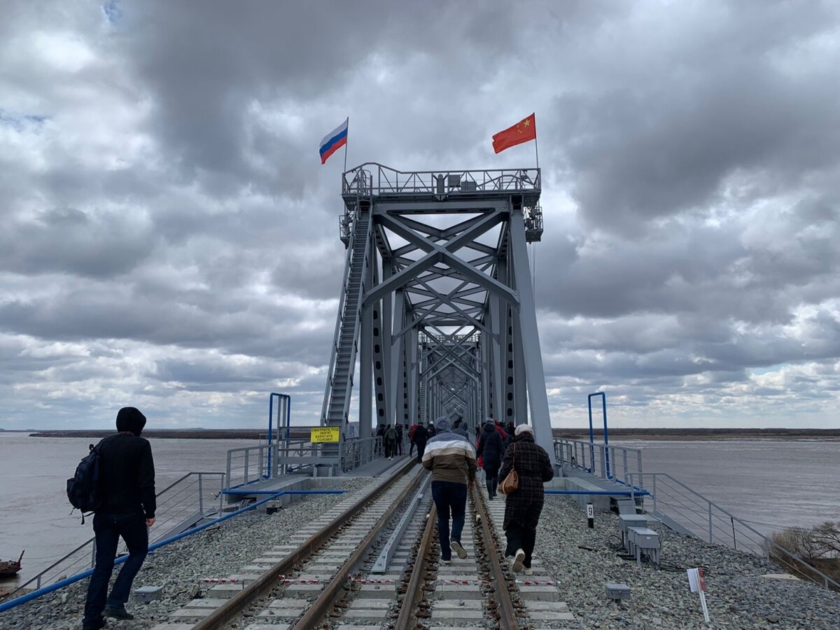 ЖД мост Бердск