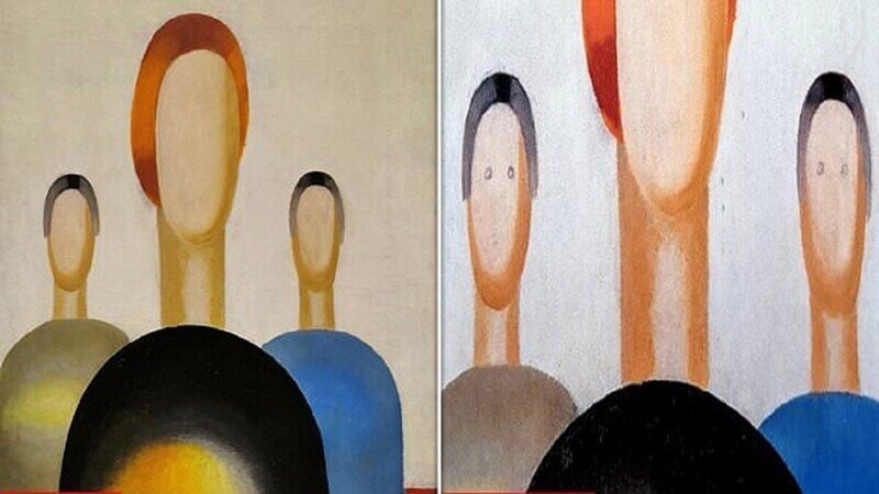 картина с глазками и без.  фото: картинки  яндекса.