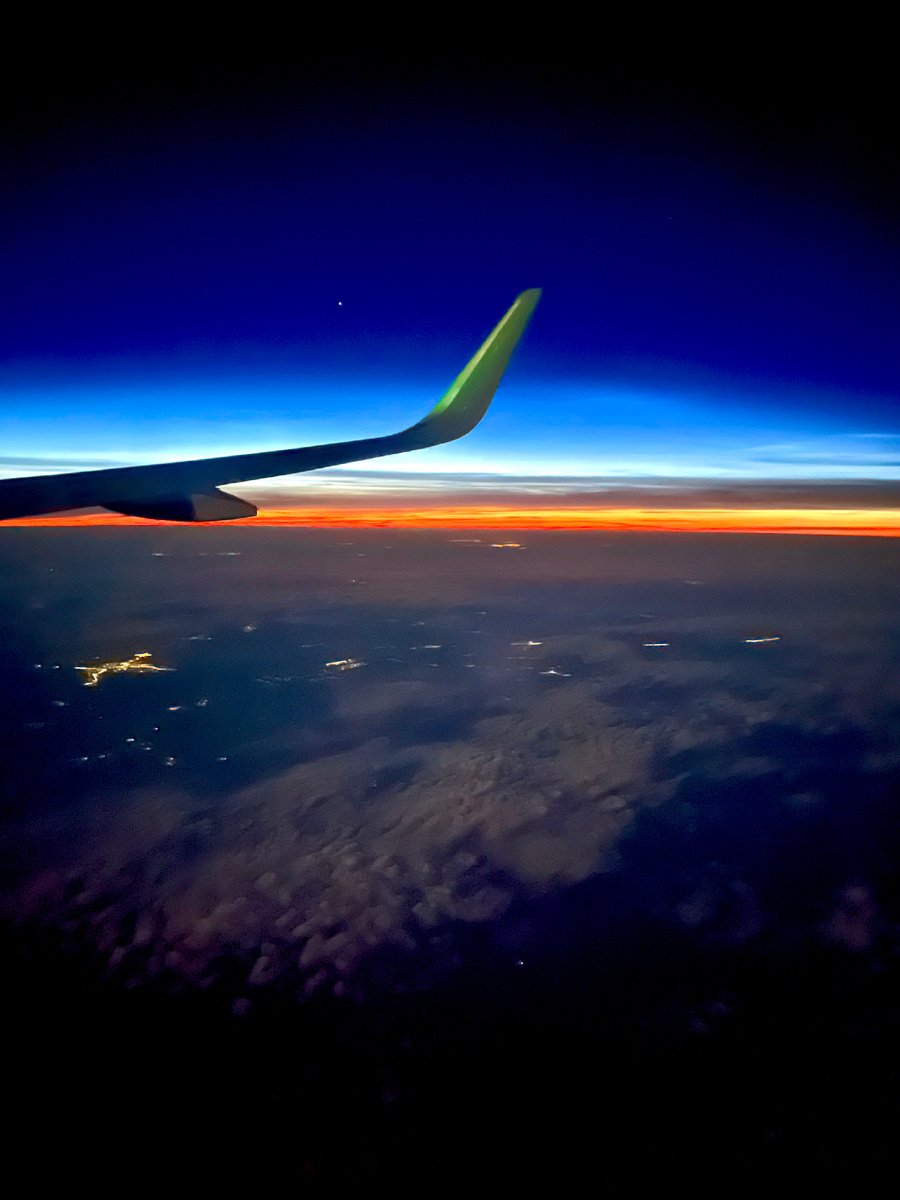 Закат. Похож на рассвет.