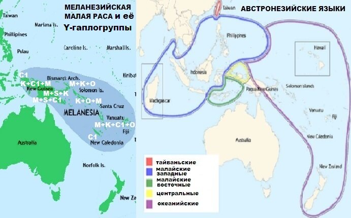 МЕЛАНЕЗИЙСКАЯ РАСА - общность морфологическая, но не генетическая и не лингвистическая. (википедия)
