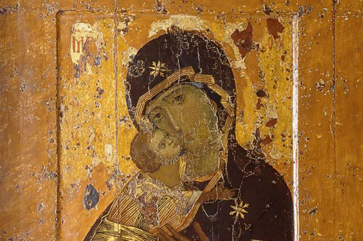    Владимирская икона Божией Матери.