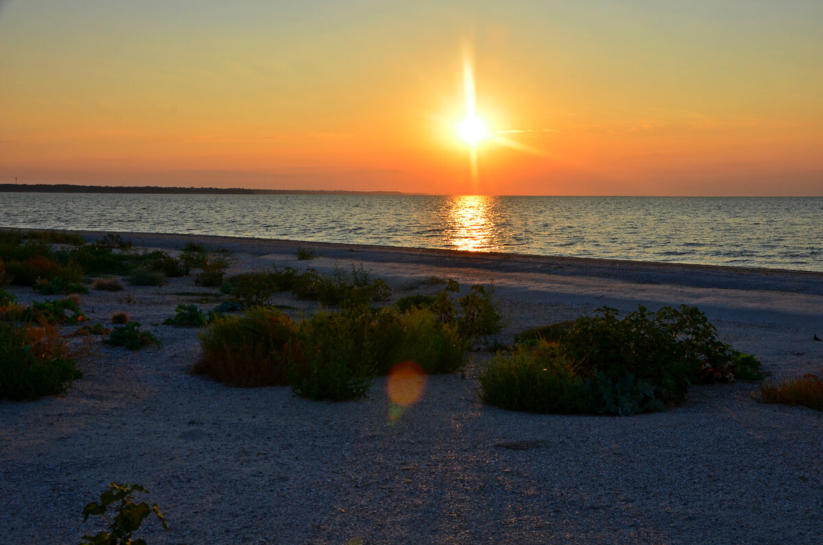 Рассвет на Беглицкой косе