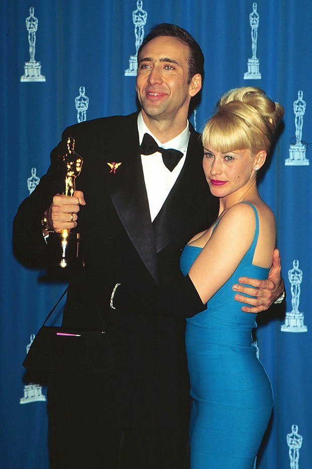 Жена и 5 мужчин. Николас Кейдж премия Оскар 2024 с женой.