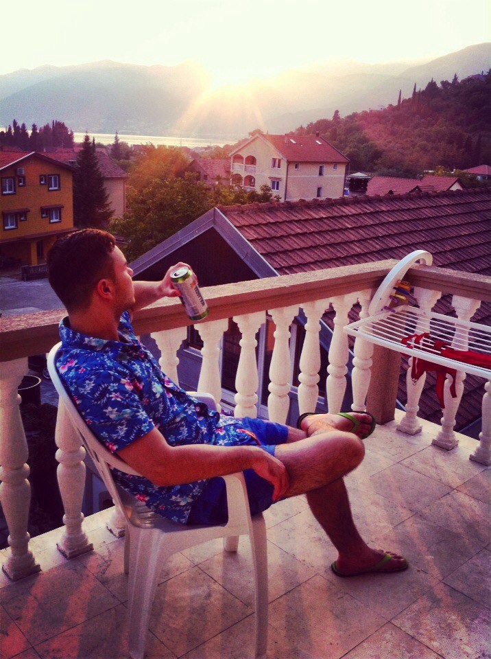 Вот такой вид был с террасы номера