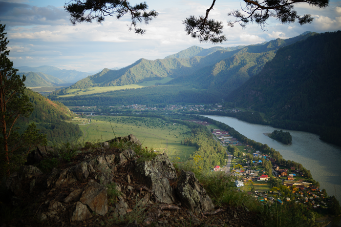 Село Узнезя горный Алтай