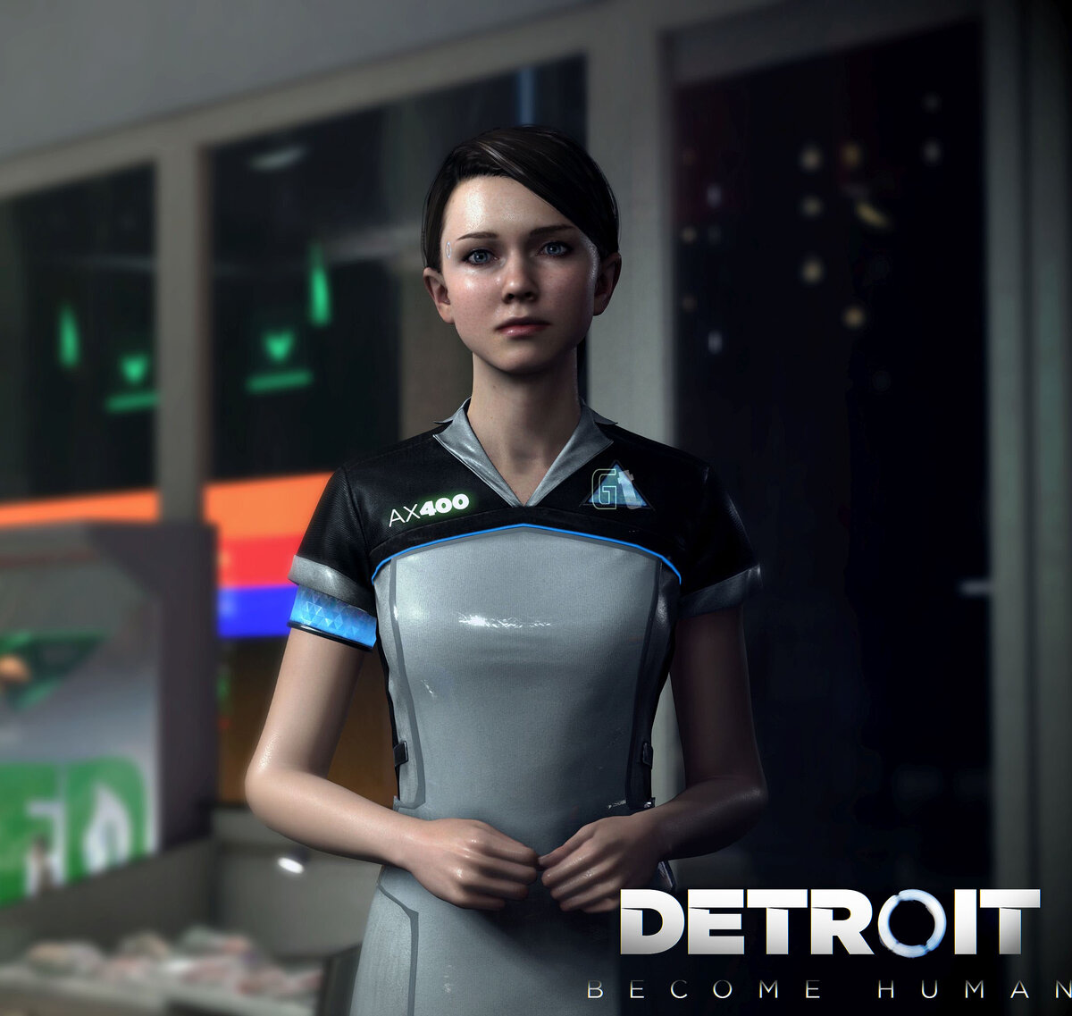 Топ андроиды 2023 года. Кэра ax400. Detroit become Human Кэра 18. Детройт игра RTX. Detroit девушка.