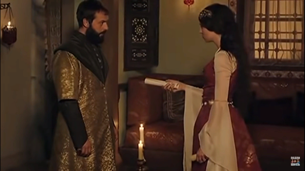 Хатидже просит Ибрагима сжечь письмо, в котором он пишет, что не сожалеет о том, что у него было с Нигяр