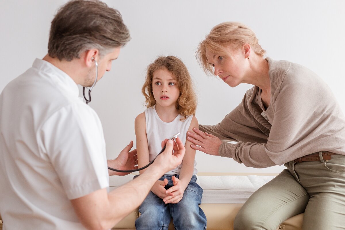 Обследование больного ребенка