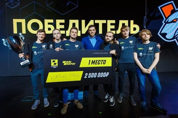 Virtus.pro после победы на Parimatch League