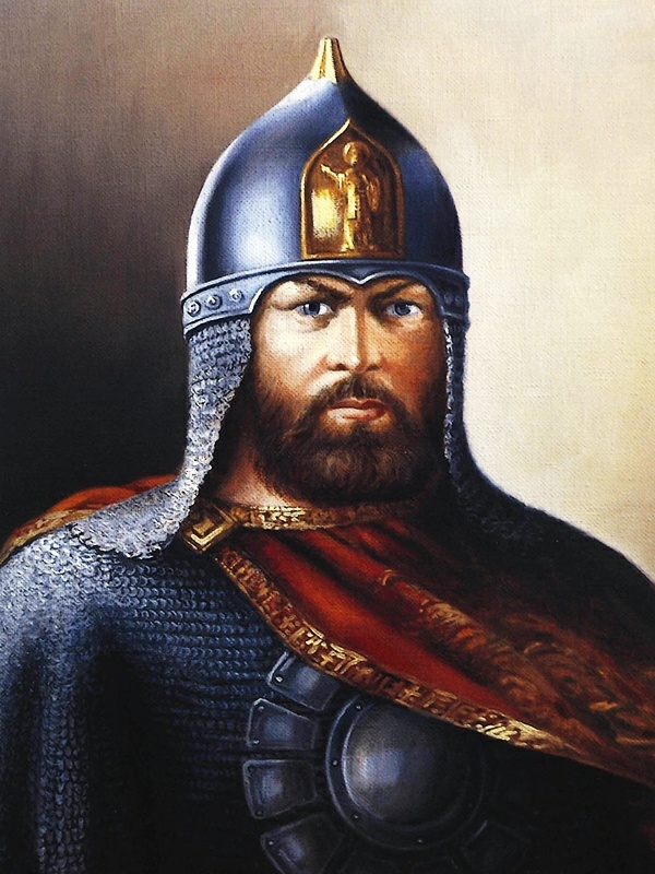 Святой русской православной церкви Александр Ярославович Невский.