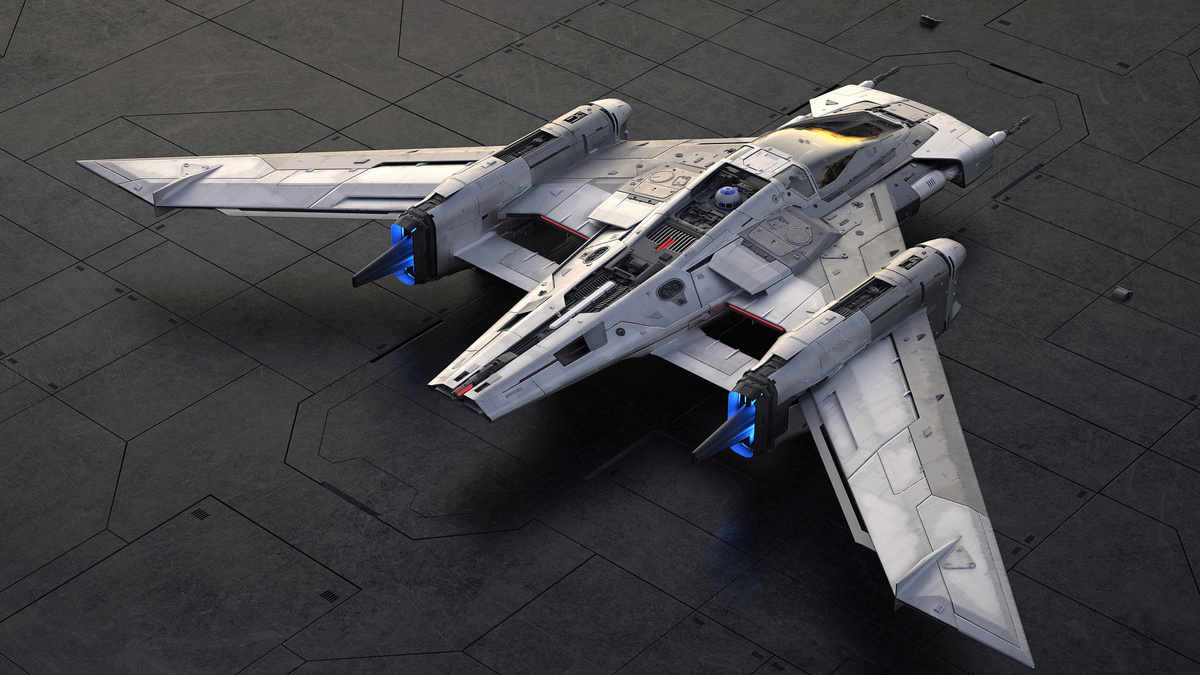 Tri-Wing S-91x Pegasus. (с) 2019 Lucasfilm, Porsche.