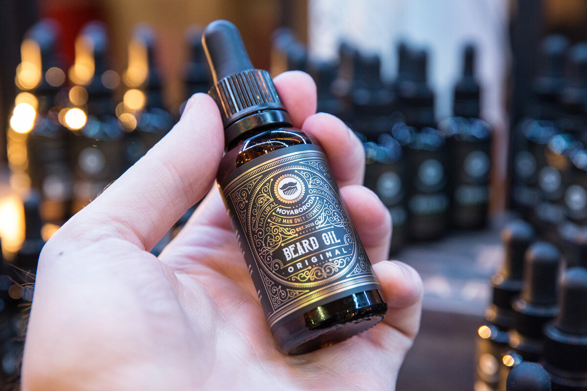 флакон с маслом для бороды "Original" от "MOYABORODA COSMETICS"