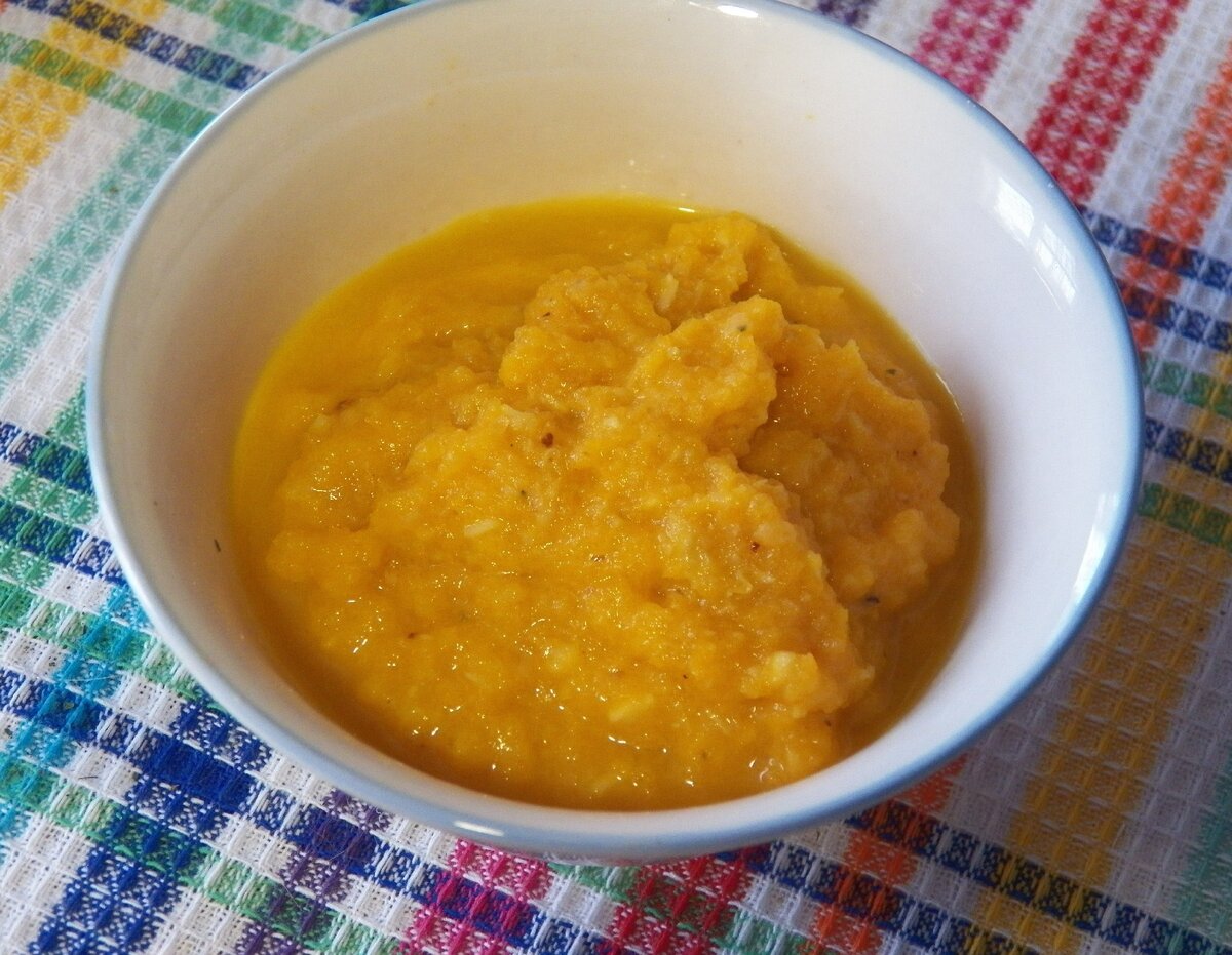 Тыквенное пюре с калием, полезное для сердца