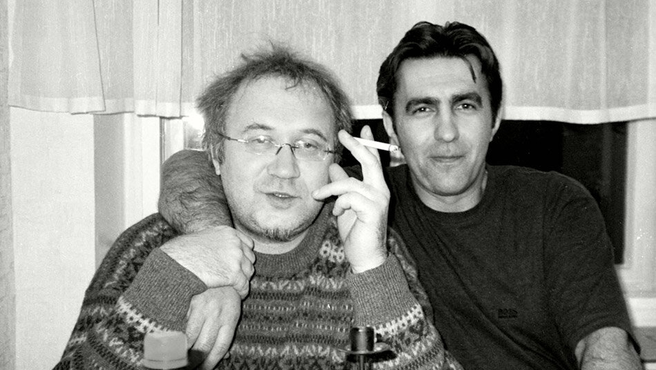 Илья Кормильцев и Вячеслав Бутусов. Немного позже описываемых событий. Фото из открытых источников Интернета.