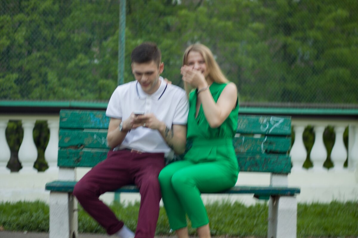 Типичный пример смазанной фотографии