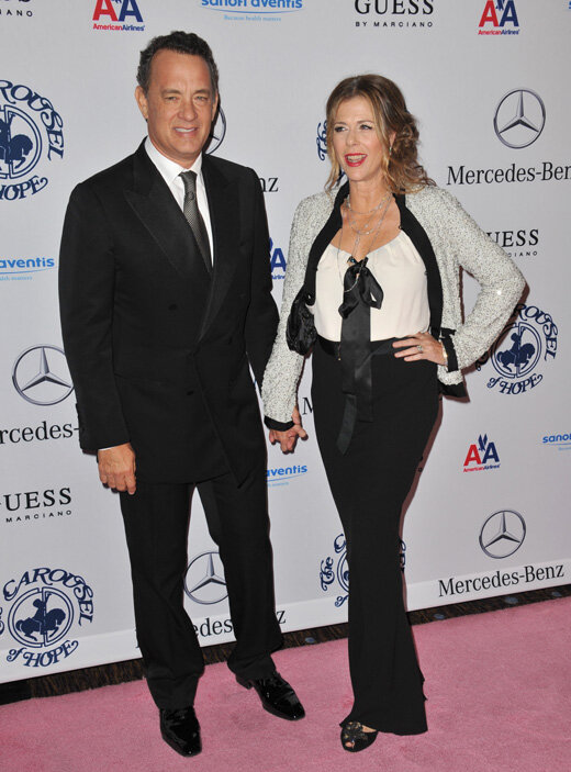 Том Хэнкс (Tom Hanks) и его жена Рита Уилсон (Rita Wilson) / © Jaguar PS / Shutterstock.com