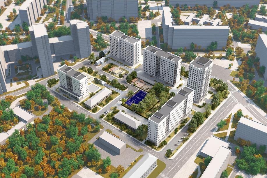 Реновационный квартал в районе Бирюлево Восточное. Источник: renovation.help 