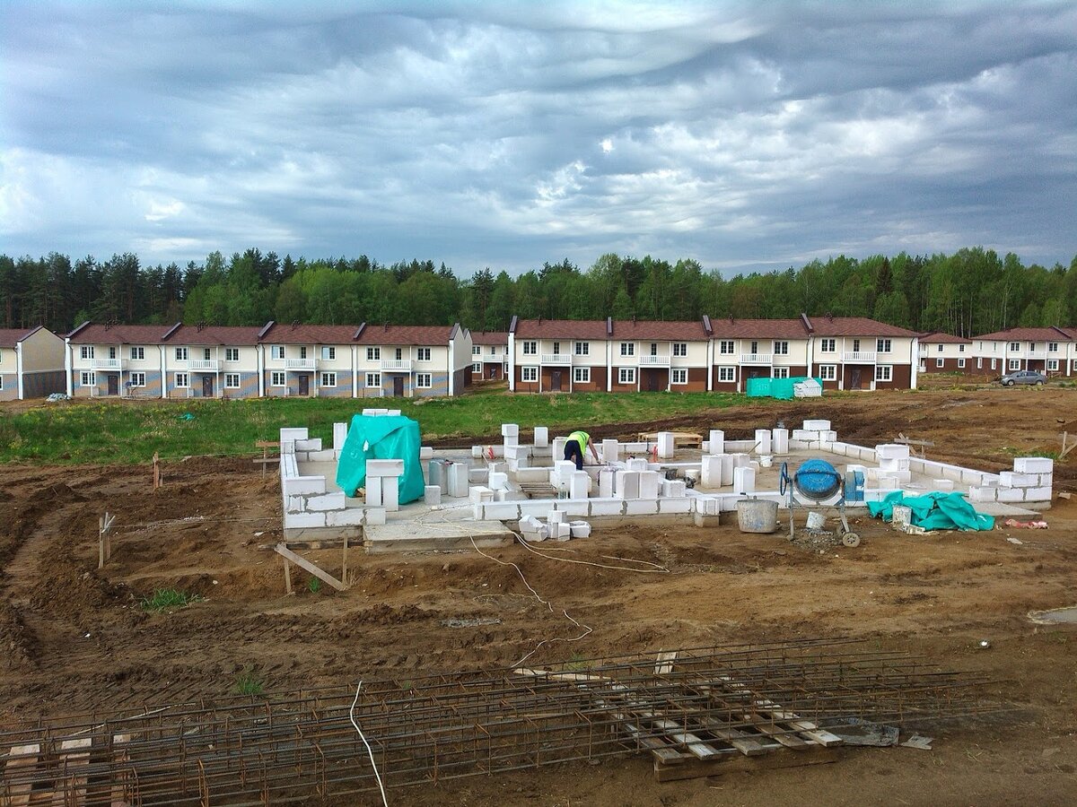 Начинаем кладку