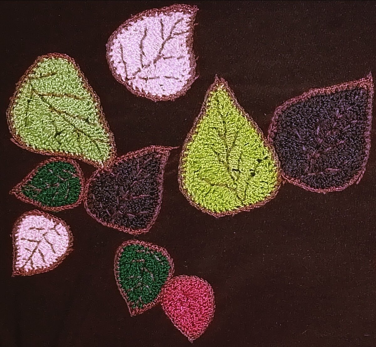 Вот такие простенькие листочки мне понадобились