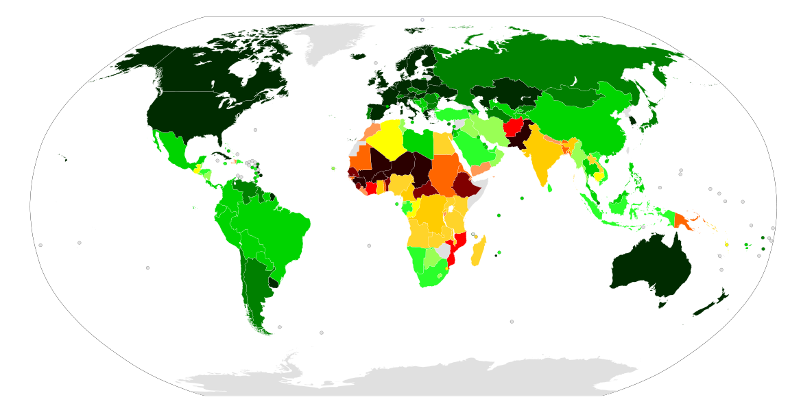 Карта мир в белоруссии