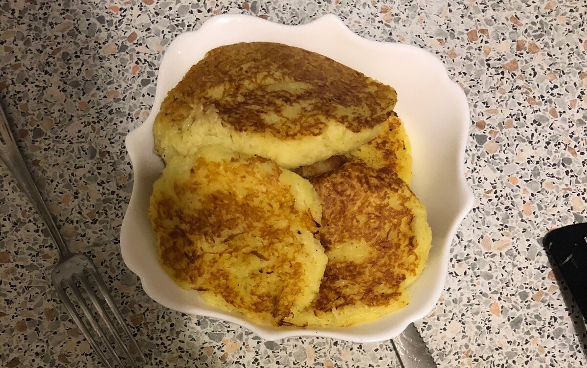 Вот такие золотистые ПП драники у меня получись!