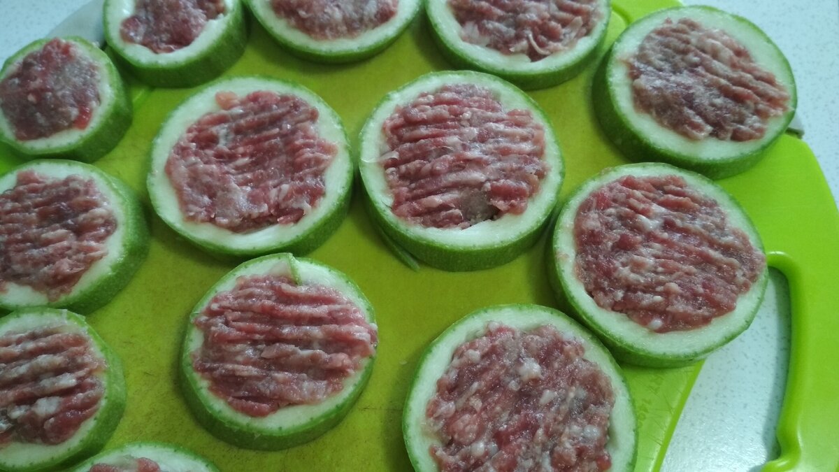 Заготовка кабачковых колечек