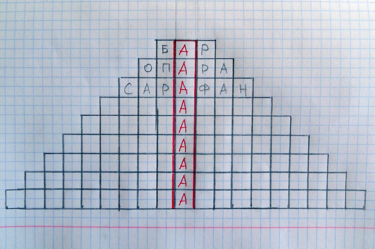 пирамида буквы