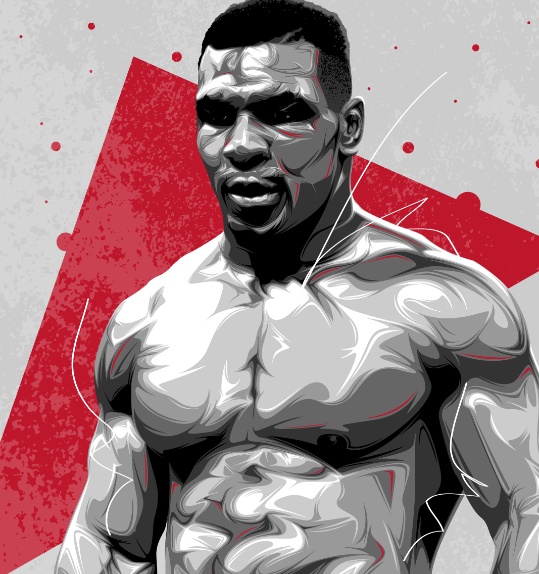 Iron Mike Tyson. Тайсон арт. Майк Тайсон Art. Mike Tyson 2022.