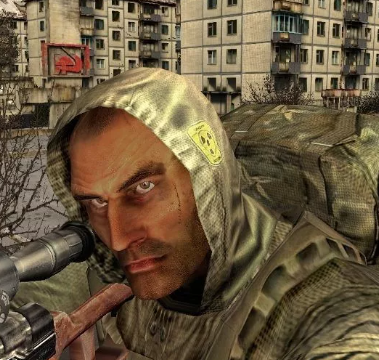 Вот так выглядит сталкер Мессер